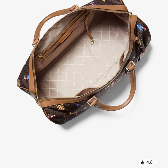 Michael Kors Bedford Travel Extra-Large Jet Set Girls Weekender Bag - Picture 2 of 6